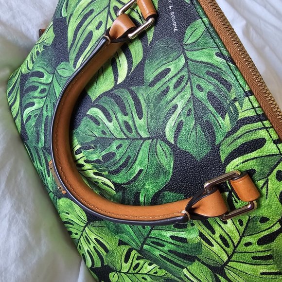 Dooney & Bourke Monstera Purse - Handbag - Zip Satchel - Picture 5 of 13